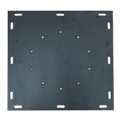 Eiken houten kegel tafelpoot conisch ø 45 cm en hoogte 74 cm
