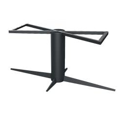 Stalen tafelonderstel zwart kolom 140 bij 78 cm en hoogte 73 cm