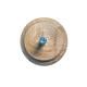 Meubelpoot  rond Ø 9 cm en hoogte 12 cm  van massief hout (M8)