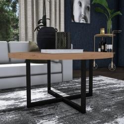 Stalen salononderstel zwart vierkant 75 bij 75 cm en hoogte 43 cm  (3 x 3 cm)