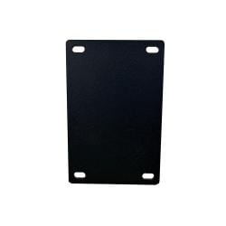 Set stalen rechte tafelpoten zwart vierkant 10 bij 4 cm en hoogte 23,5cm  (10 x 4 cm) - 4 stuks