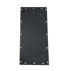 Eiken houten kegel tafelpoot ovaal conisch 90 cm en hoogte 73 cm 