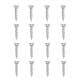Set stalen schroeven verzinkt rond ø 0,4 cm en lengte 2 cm  - 16 stuks