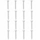 Set stalen schroeven verzinkt rond ø 0,45 cm en lengte 4 cm  - 16 stuks