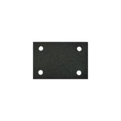 Stalen meubelpoot zwart rechthoek 1,5 bij 4 cm en hoogte 12 cm  (1,5 x 4 cm)