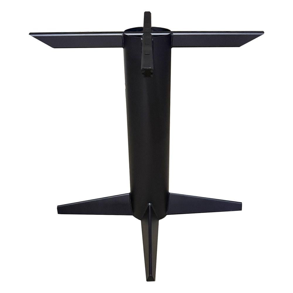 Furniture Legs Europe Stalen tafelonderstel zwart kolom 84 bij 84 cm en hoogte 73 cm