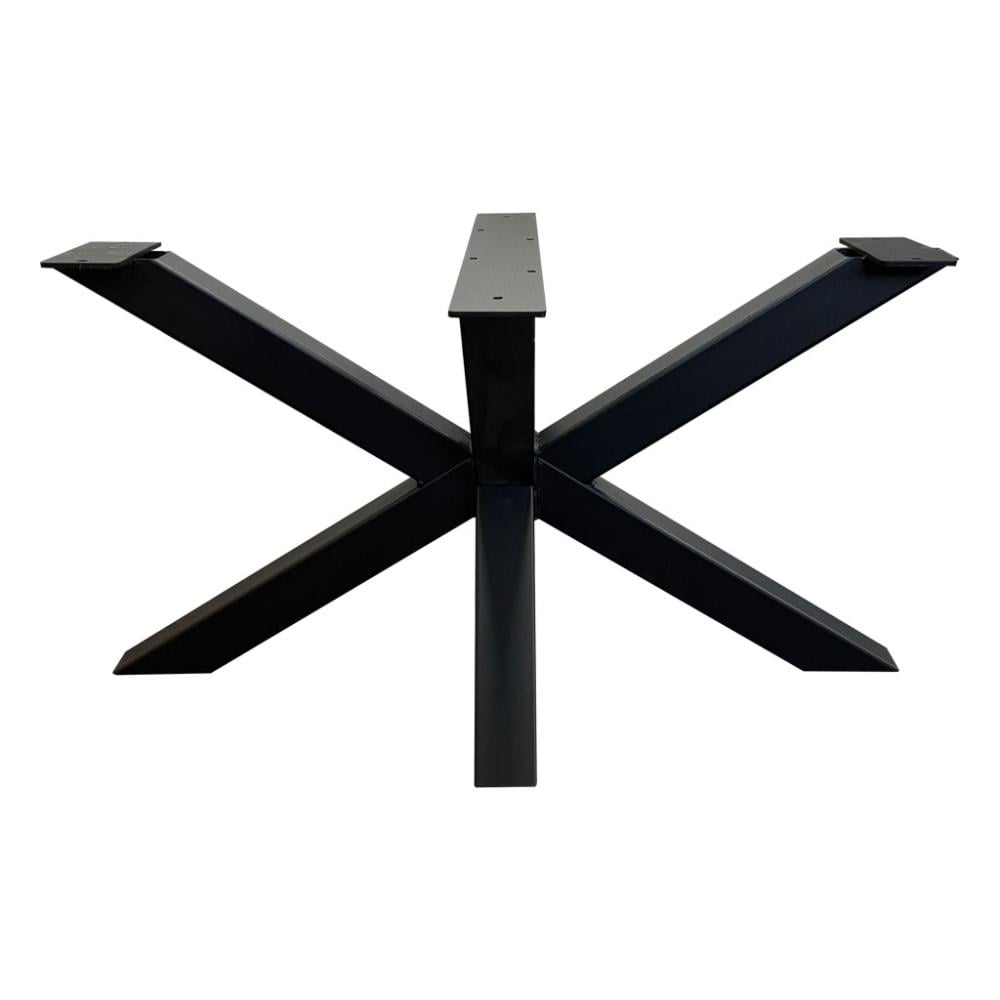 Stalen matrix zwart spinpoot 48 bij 54 cm en hoogte 37 cm  (5 x 5 cm)