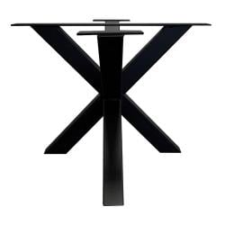 Stalen matrix zwart spinpoot 48 bij 54 cm en hoogte 37 cm  (5 x 5 cm)