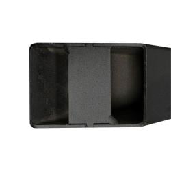 Stalen matrix zwart spinpoot 48 bij 54 cm en hoogte 37 cm  (5 x 5 cm)