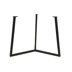 Stalen salononderstel zwart rond ø 50 cm en hoogte 36 cm  (2 x 2 cm)