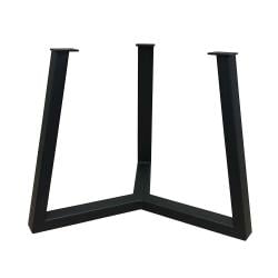 Stalen salononderstel zwart rond ø 62 cm en hoogte 45,5 cm  (5 x 3 cm)