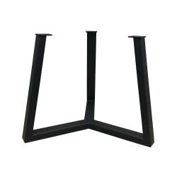 Stalen salononderstel zwart rond ø 55 cm en hoogte 40,5 cm  (5 x 3 cm)