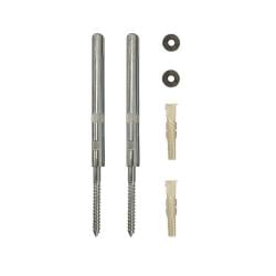 Plankdrager pin voor blinde bevestiging lengte 12 cm met draagvermogen van 85 kg - Set van 2