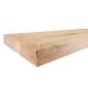 Wandplank eiken 80 bij 30 cm van 4 cm dik massief hout met rechte randen