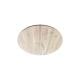Eiken salon tafelblad rond, diameter 40 cm en dikte 4 cm massief eiken