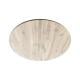 Eiken salon tafelblad rond, diameter 80 cm en dikte 4 cm massief eiken