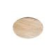 Salon tafelblad rond, diameter 50 cm en dikte 4 cm massief duurzaam elmwood
