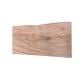 Wandplank acacia 170 bij 30 cm van 4 cm dik massief acacia hardhout met boomstamrand