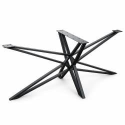Stalen matrix zwart spinpoot lengte 140 cm bij 70 cm, hoogte 72 cm en koker 4 bij 2 cm
