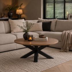 Stalen matrix zwart spinpoot 90 bij 60 cm en hoogte 40 cm  (6 x 6 cm)